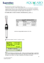 Preview for 25 page of AquaLabo Supratec S200 WCS User Manual