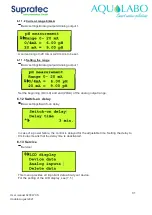 Preview for 31 page of AquaLabo Supratec S200 WCS User Manual