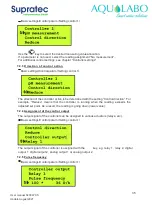 Preview for 35 page of AquaLabo Supratec S200 WCS User Manual