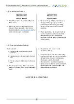 Preview for 6 page of AQUALEAK EMS-10X Instruction Manual