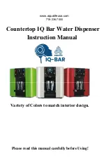 Preview for 1 page of Aqualife IQ Bar Instruction Manual