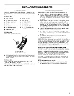 Preview for 3 page of AQUALIFT W10403812B Installation Instructions Manual