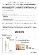 Preview for 2 page of Aqualine ATH52 Mounting Instructions