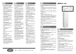 Preview for 1 page of Aqualine FAVOLO FV160 Assembly Instructions