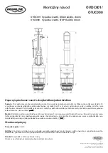 Preview for 4 page of Aqualine OVDC001 Installation Manual