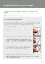 Preview for 21 page of Aqualisa ilux Digital Bath User Instructions