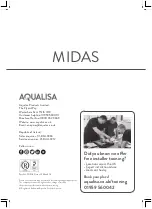 Preview for 36 page of Aqualisa MIDAS 110 Installation Instructions Manual