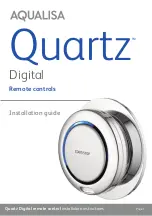 Preview for 1 page of Aqualisa Quartz Digital QZD.B3.DS.14 Installation Manual