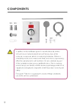 Preview for 12 page of Aqualisa Quartz Electric Installation And User Manual