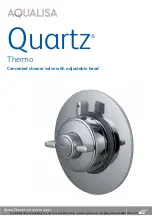 Preview for 1 page of Aqualisa Quartz Thermo QZ3111 Manual