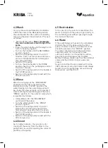 Preview for 12 page of Aquallice KRIBA Quick Start Manual