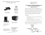 AquaLogic DC115D Instruction Manual preview