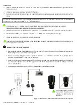 Предварительный просмотр 7 страницы AQUALUX DUO Electrolyse + pH 105448 Installation And Care Instruction