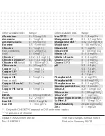 Preview for 12 page of Aqualytic CHECKIT Comparator Instruction Manual