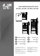 Aqualytic EX 160 Instruction Manual preview