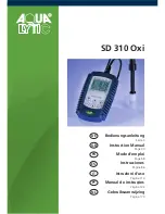 Preview for 1 page of Aqualytic SD 310 Oxi Instruction Manual