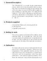 Preview for 4 page of Aqualytic SensoDirect CD 19 Operating Instructions Manual