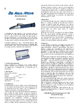 Предварительный просмотр 6 страницы AquaMedic 65910 Operation Manual