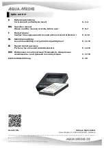 AquaMedic Qube control Operation Manual preview