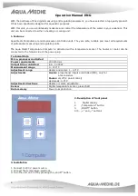 Предварительный просмотр 4 страницы AquaMedic T-Computer Operation Manual