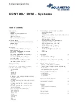 Preview for 1 page of Aquametro Oil & Marine CONTOIL DFM 20S Mounting And Operating Instructions