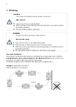 Preview for 6 page of Aquametro Oil & Marine CONTOIL VZF II Mounting And Operating Instructions