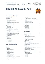 Preview for 1 page of Aquametro Oil & Marine DOMINO AMD Series Wiring Diagram