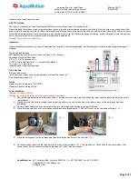 AQUAMOTION Aqua-Flash AMH1K-3UV Instruction Sheet preview