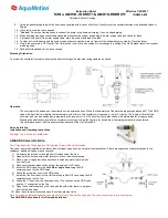 Preview for 2 page of AQUAMOTION Aqua-Shield AMH1K-7ODRXT1 Instruction Sheet