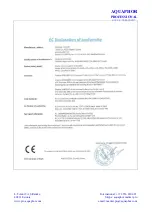 Предварительный просмотр 38 страницы AQUAPHOR APRO L-1000 Installation And Operation Manual