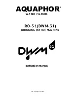 AQUAPHOR DWM-31 Instruction Manual preview