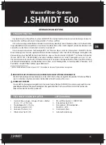 Preview for 15 page of AQUAPHOR J. SHMIDT 500 Instruction Manual