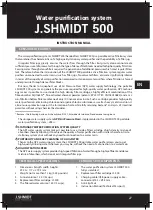 Preview for 27 page of AQUAPHOR J. SHMIDT 500 Instruction Manual