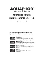 AQUAPHOR RO-70S Owner'S Manual preview