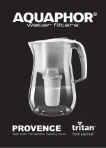 AQUAPHOR tritan Provence Operating Manual preview