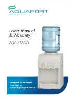 Предварительный просмотр 1 страницы Aquaport AQP-3TAP-D User Manual & Warranty