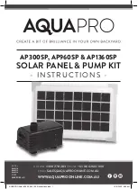 AquaPRO 02AS510 Instructions Manual preview