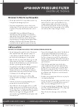 Preview for 3 page of AquaPRO 03AP546 Instructions Manual