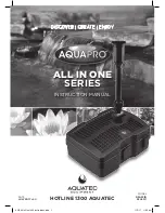 Preview for 1 page of AquaPRO 03AS310 Instruction Manual