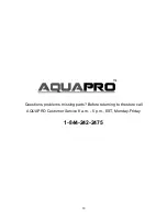 Preview for 10 page of AquaPRO 62041 Owner'S Manual