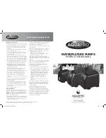 Preview for 1 page of AquaPRO AP550 Instruction Manual