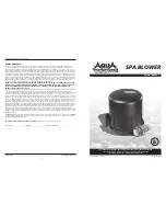 AquaPRO PRO100120 Owner'S Manual preview