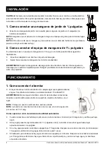 Preview for 20 page of AquaPRO SU250AC Owner'S Manual