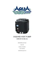 AquaPRO VIGOH55 Owner'S Manual preview