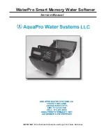 Preview for 1 page of AquaPRO WaterPro Service Manual