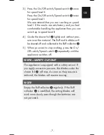 Preview for 10 page of AquaPur AFR 3 B1 Operating Instructions Manual