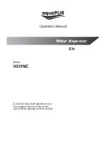 Предварительный просмотр 6 страницы AquaPur H3HNC Operation Manual