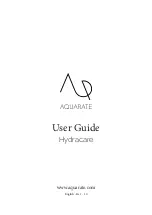 Preview for 1 page of AQUARATE Hydracare Hydracup v1.0 User Manual