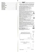 Preview for 2 page of AQUARAY AquaBeam 500 Single Instructions For Installation And Use