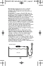 Preview for 34 page of AQUARAY MiniLED 400 Instructions For Installation And Use Manual